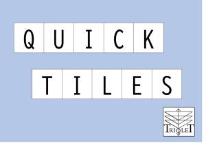 QUICK TILES(常陸ナゾフェス2026 トリクレット)